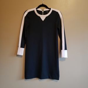 J. CREW WOMEN'S SWEATER DRESS BLACK PINK